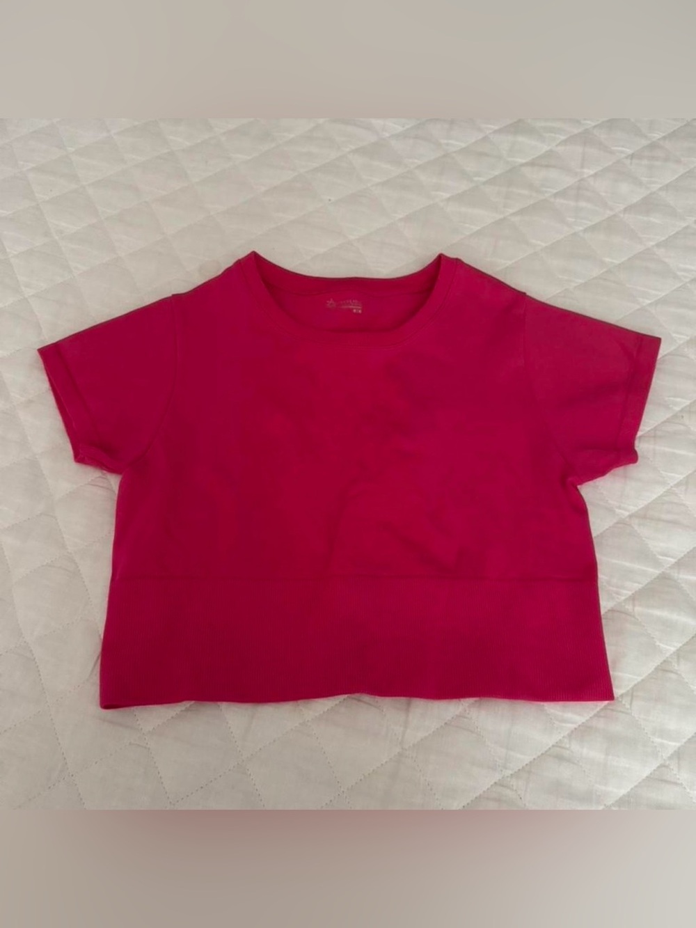 aerie Bright Fuchsia Pink Short Sleeve Tee
